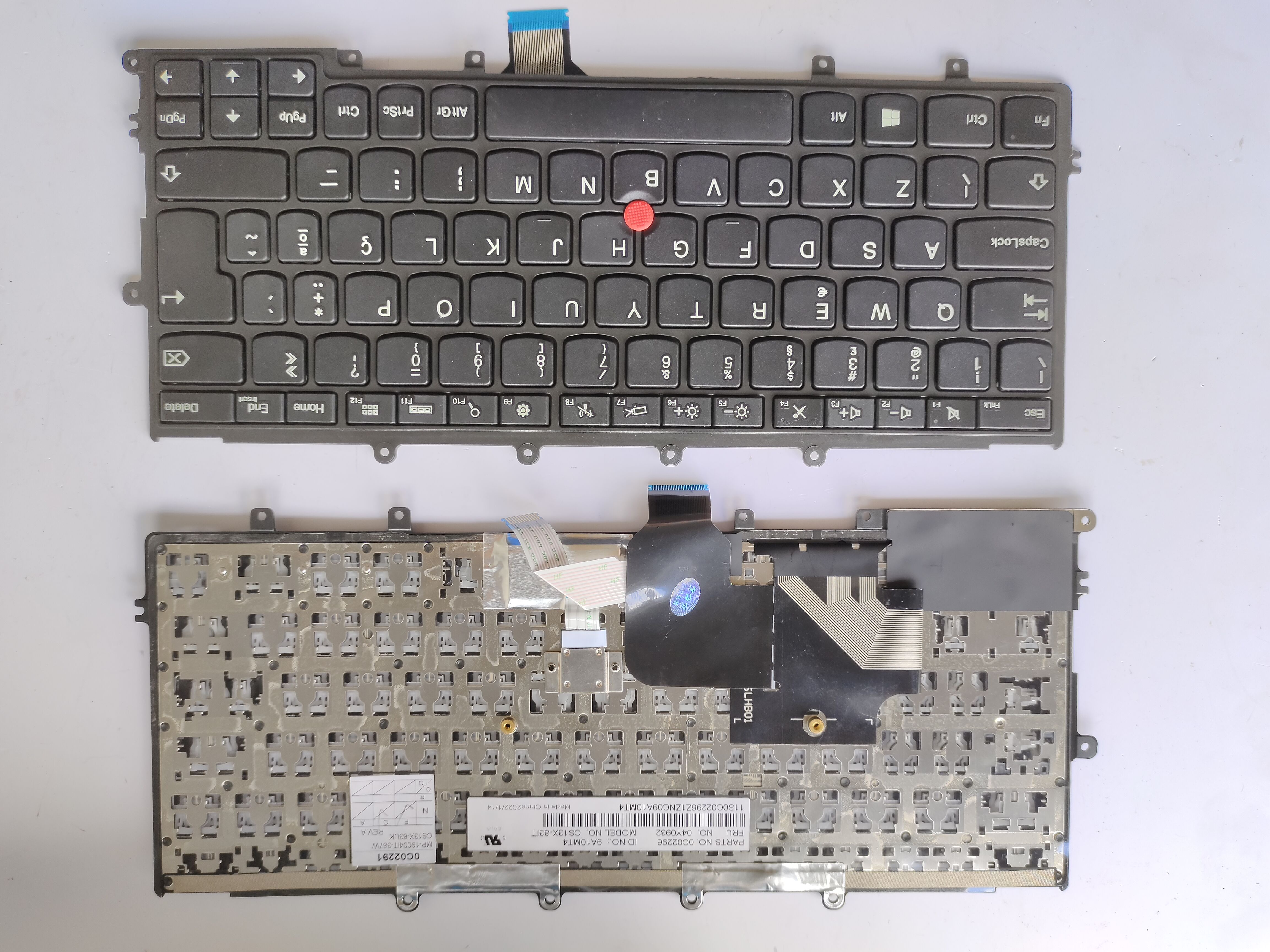 Picture of New Replacement Laptop Keyboard For IBM X240/X250/X260/X230S BLACK FRAME BLACK (OEM) PO Layout